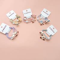 2 pairs of candy-colored puppy pearl headbands