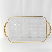 6525-C مستطيل شفاف كبير الحجم.