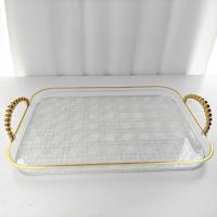 6525-1C Zhu Zhu's transparent rectangular medium-sized handle