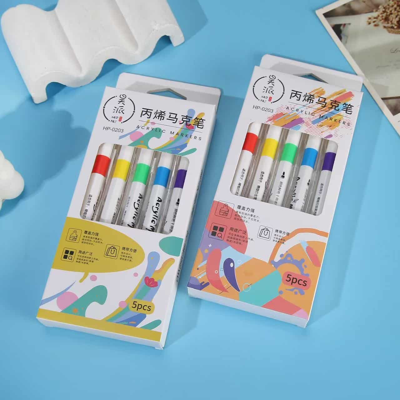 HP-0203 0203 Packaged Acrylic Markers
