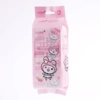 1392 Mini Four-Pack Pink Wet Wipes