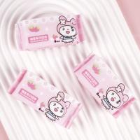 1392 Mini Four-Pack Pink Wet Wipes