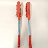 002 Large Red Steel-Handled Bed Brush (Simple Packaging)