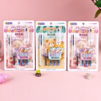 XX-8676 Colorful Sharp-Pointed Bear Pen Set
