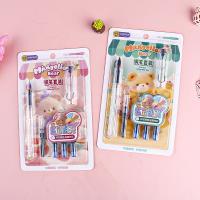 XX-8676 Colorful Sharp-Pointed Bear Pen Set