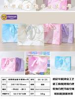 XX-6126 丝带烫金款手提袋m号