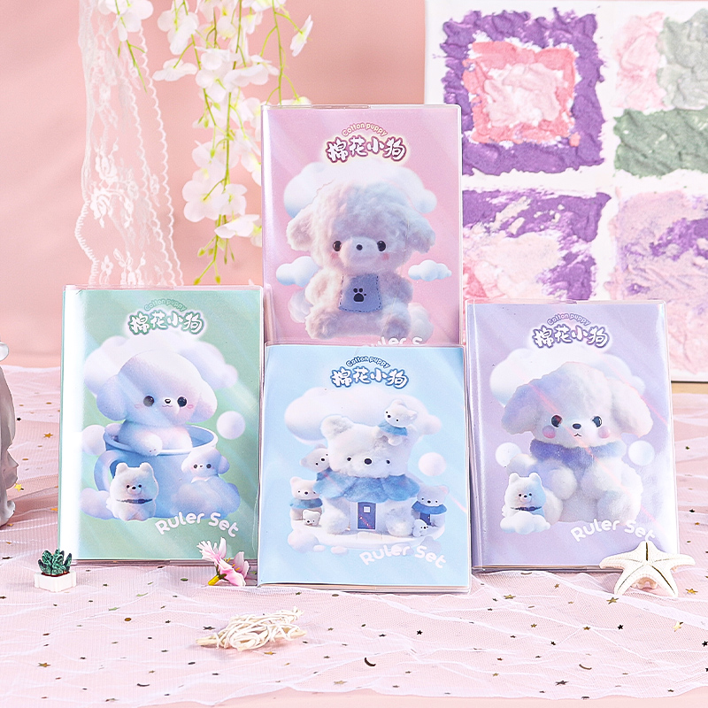 XX-36030 Cotton Doggie Rubber Case Notebook*