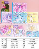 XX-0775 Little Horse Drawing Book with Stickers