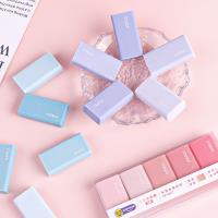 XX-6067 Dopamine gradient color eraser, rectangular shape