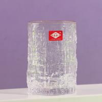 Jingyuan 15012 short-stemmed glass with a gold-edged rim
