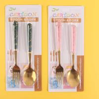 Gold-plated marble card holder