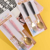 Gold-plated marble card holder