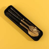 镀金大理石叉刀