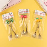 Gold-plated fruit spoons and forks