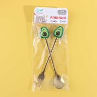 Gold-plated fruit spoons and forks