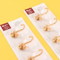 LY9298 - Six-row gold hook and loop fasteners