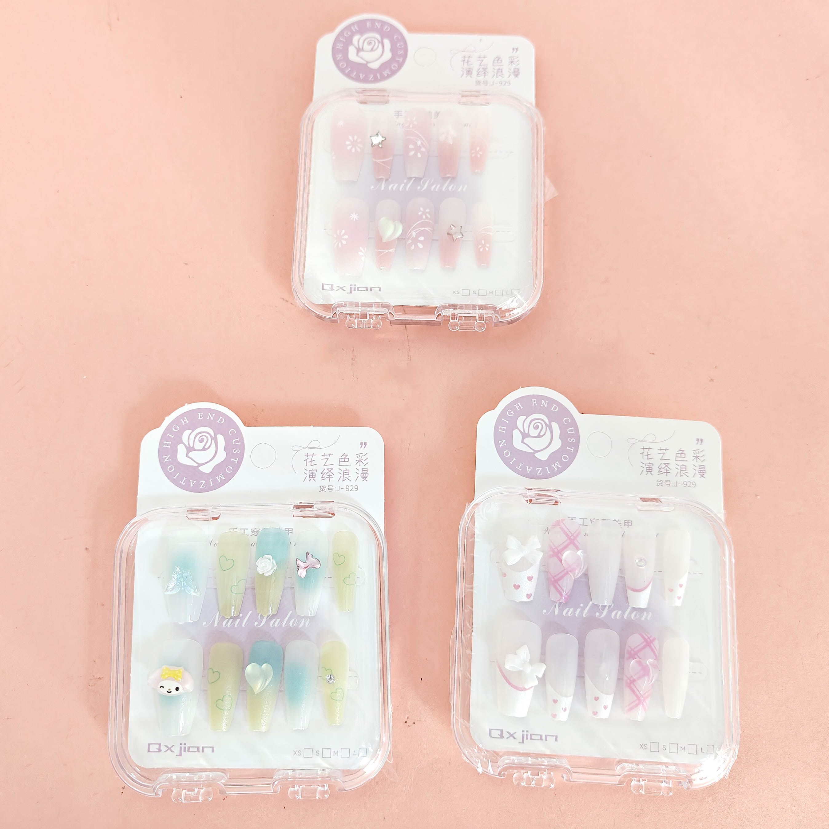 أظافر الأكريليك 929 الجميلة.