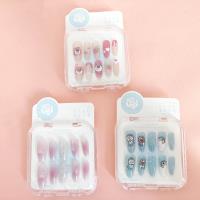 919 Long Cartoon Cat's Eye Printed Nail Art Stickers