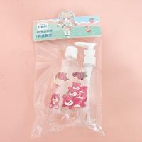 مجموعة من أكواب القهوة القابلة للضغط مع ملصقات كارتونية (100 ml)