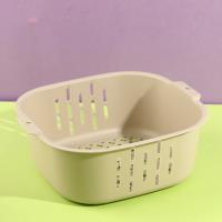 2528 paniers d'égouttage colorés à deux étages.