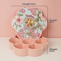 صندوق تخزين على شكل زهرة البرقوق موديل QY-6619