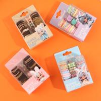 1116 Small Square Box, Black and Cream Color