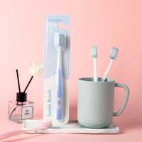 The Sakura Curve Ultra-Soft Double-Layer Gum Protection Toothbrush A-665
