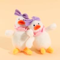 A large plush cute duck pendant