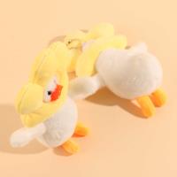 大号毛绒花朵可爱鸭挂件