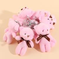 刺绣毛绒小熊挂件