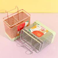 100 8 صندوق ملعقة من الذهب الوردي ذي الشبكة الدقيقة.