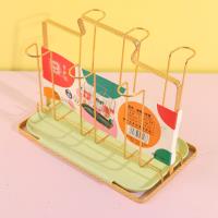 8026 رف تخزين ستة أكواب من الحديد المسطح.