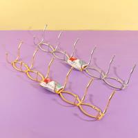 8652 Jin Fanhua Double Row Six Hook Gold