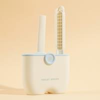 8001-1 White and Blue Toilet Brush