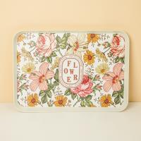 0115-15-inch matte rectangular tray (white)