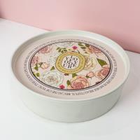 White round storage box