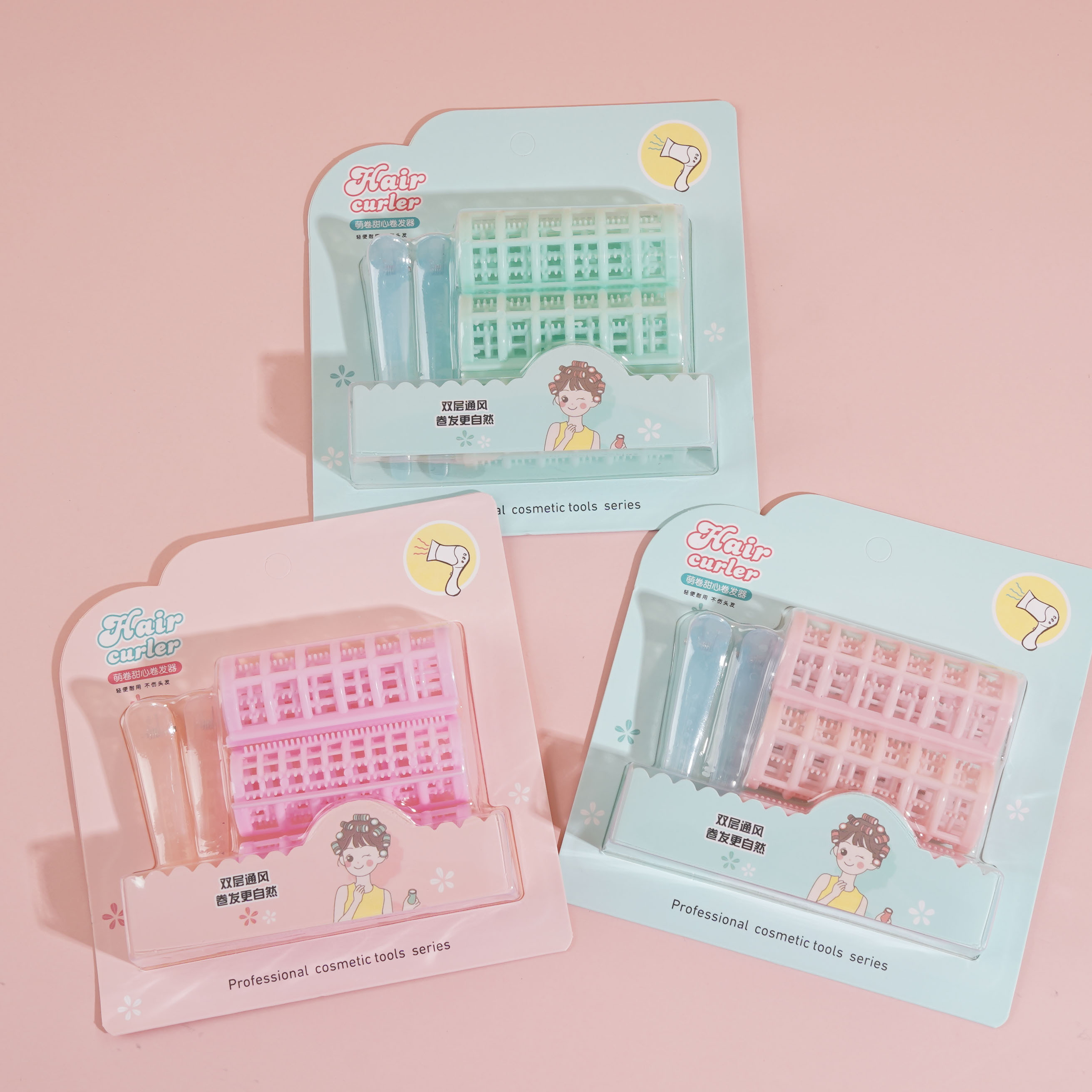 S-600 curling iron clamping set