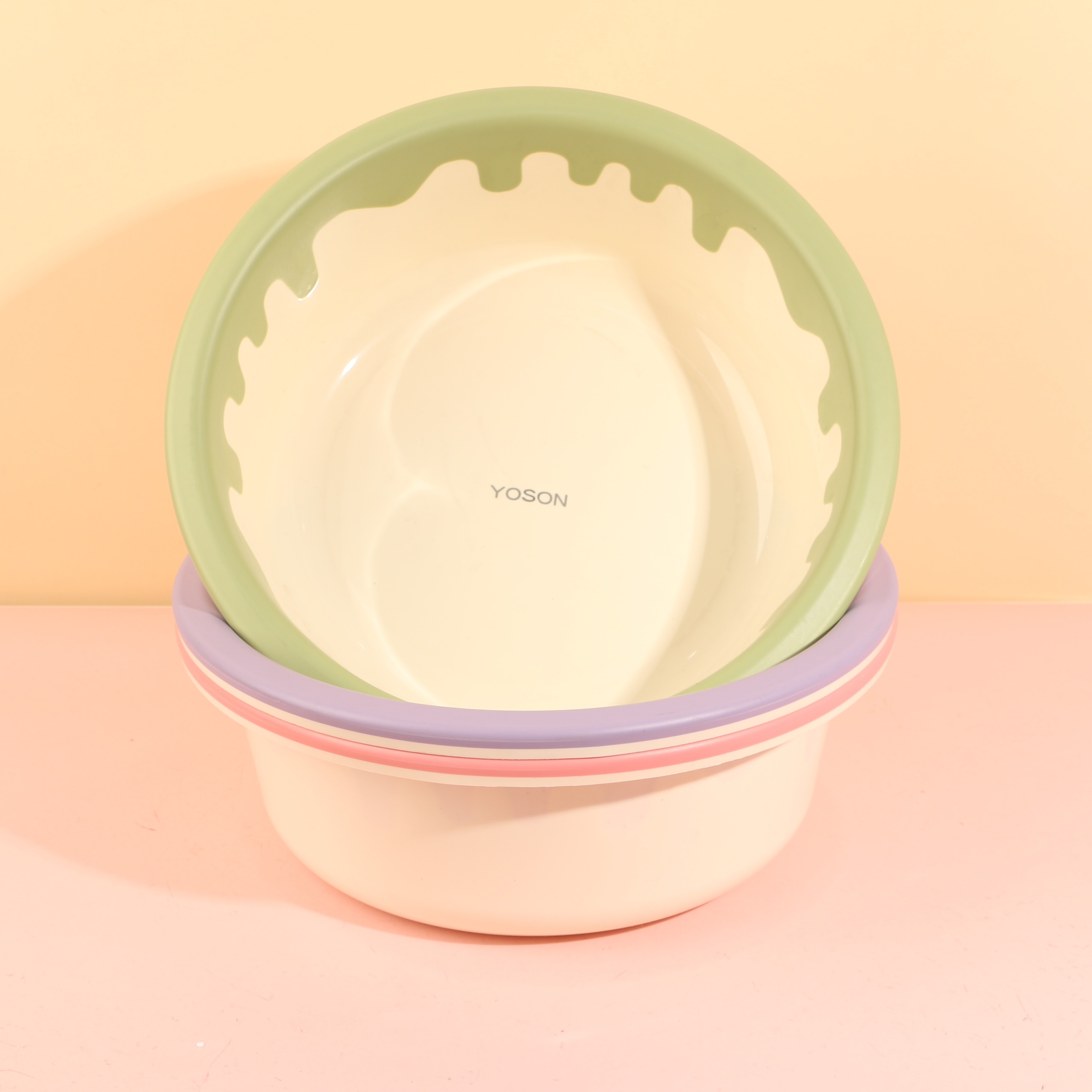 8018 Ice Cream Two-Colored Pot