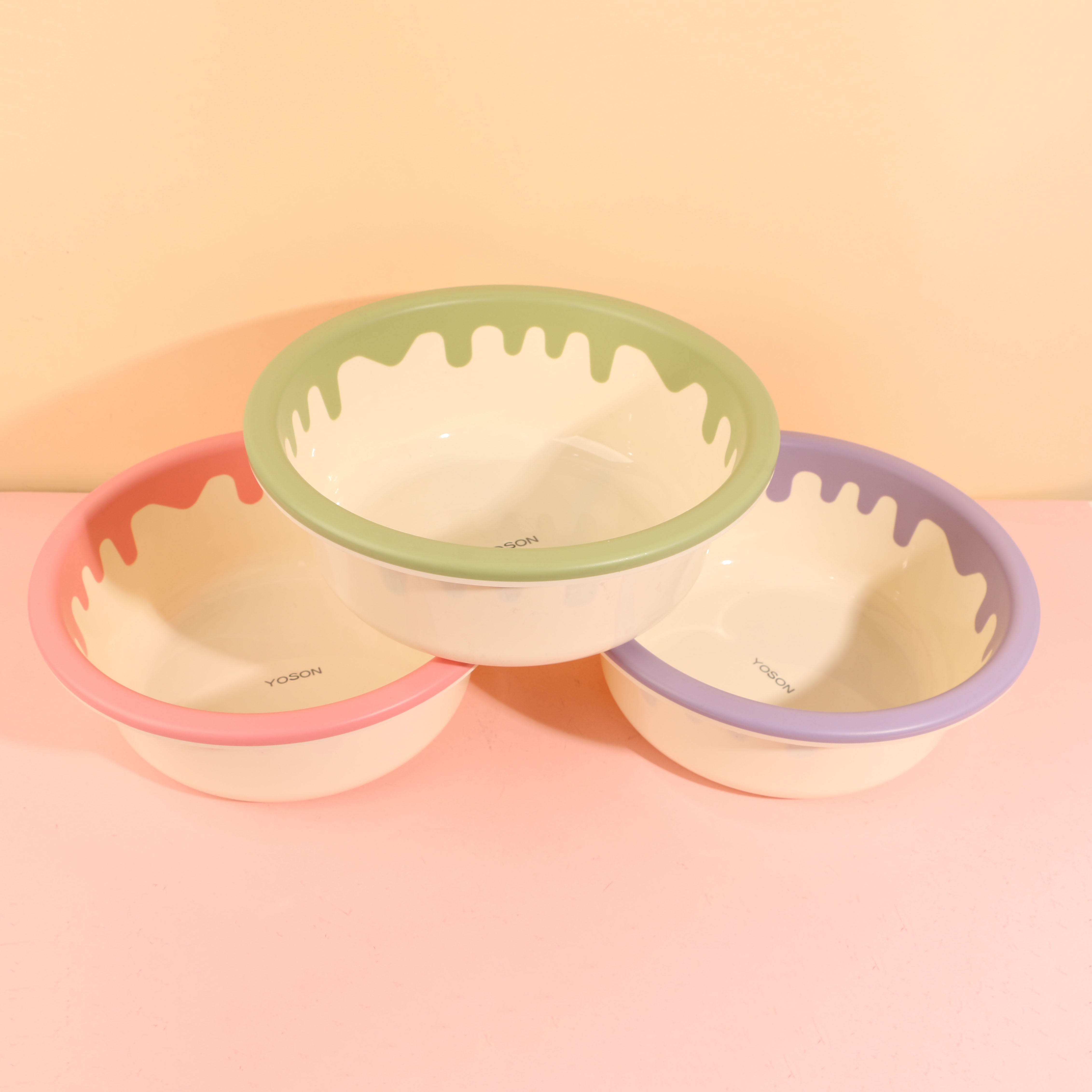 8019 Ice Cream Two-Colored Pot