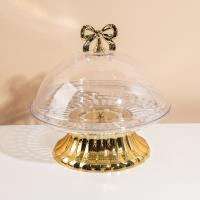 6872-1 Petit plateau à fruits rond avec couvercle