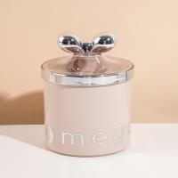 6899-1C Pink Silver-Edged Beaded Handle European-Style Small Jar