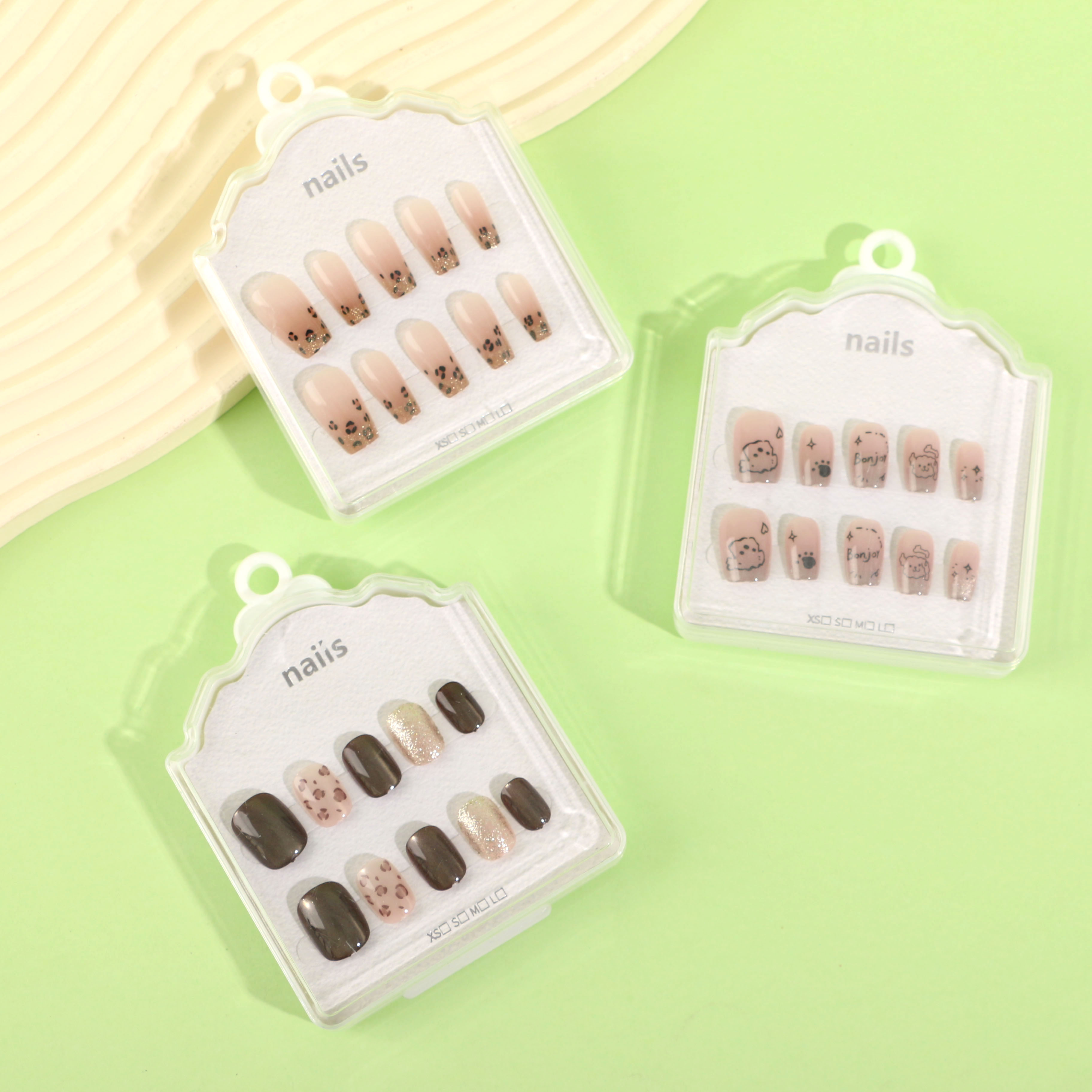 ZJ1018 Crown Box Printed Cat's Eye (Short)