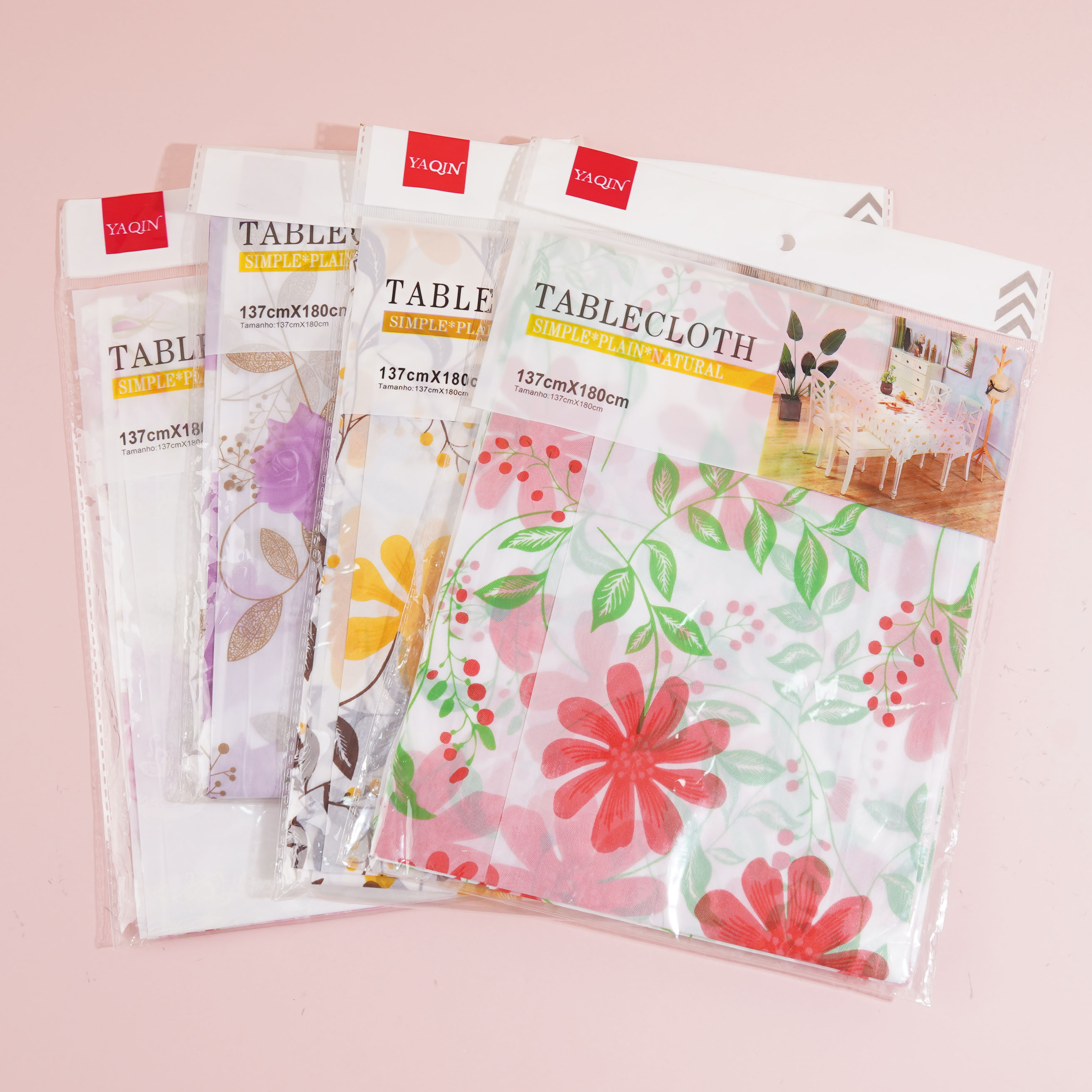 TE-11 disposable thickened printed tablecloth and table mat