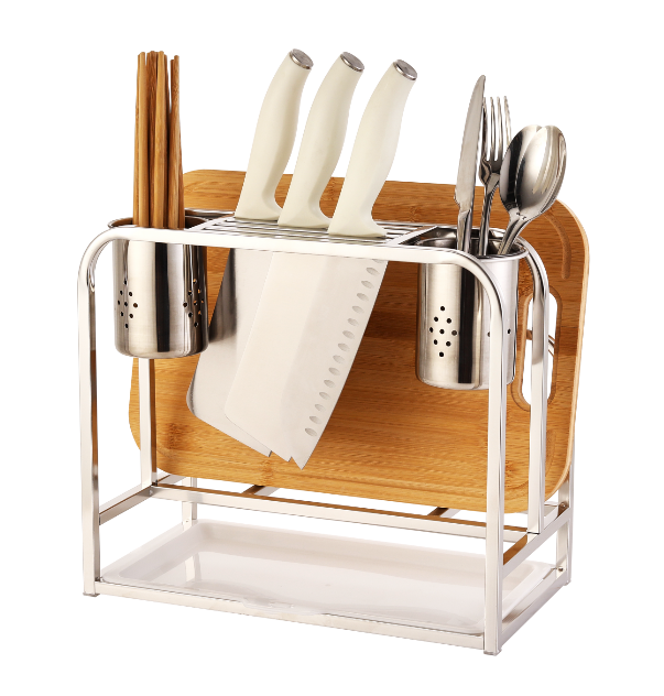 The CN-8262 stainless steel multi-functional knife holder