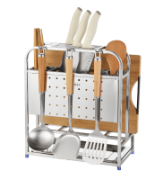 The CN-8247 stainless steel 304 multi-functional knife holder