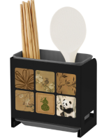 CN-8276 New Chinese-style Double Cup Chopstick Holder