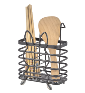 CN-8031 matte black rabbit-shaped chopstick holder