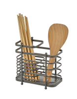 WS-398 gun gray knife, fork, and chopstick holder