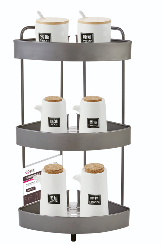 CN-8270 Three-layer Corner Storage Shelf