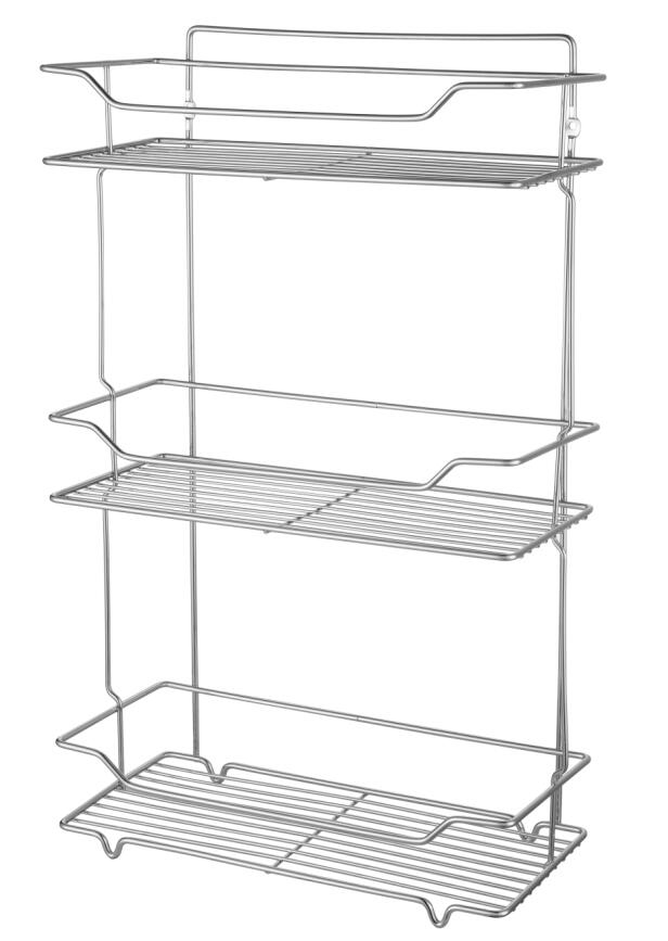 The CN-8102 large-sized three-tier square storage rack